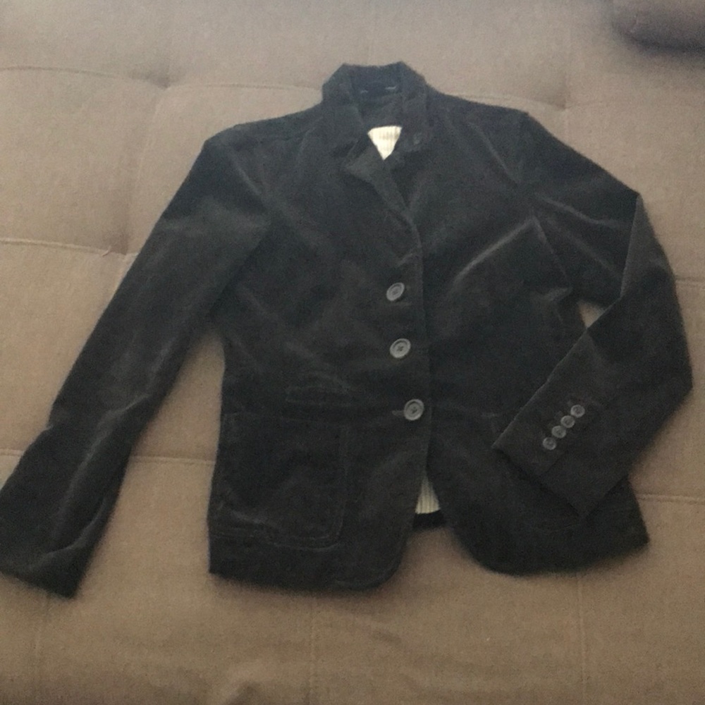 GAP Black Velvet Blazer